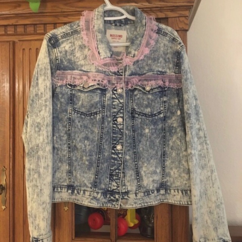 Hand painted jean jacket